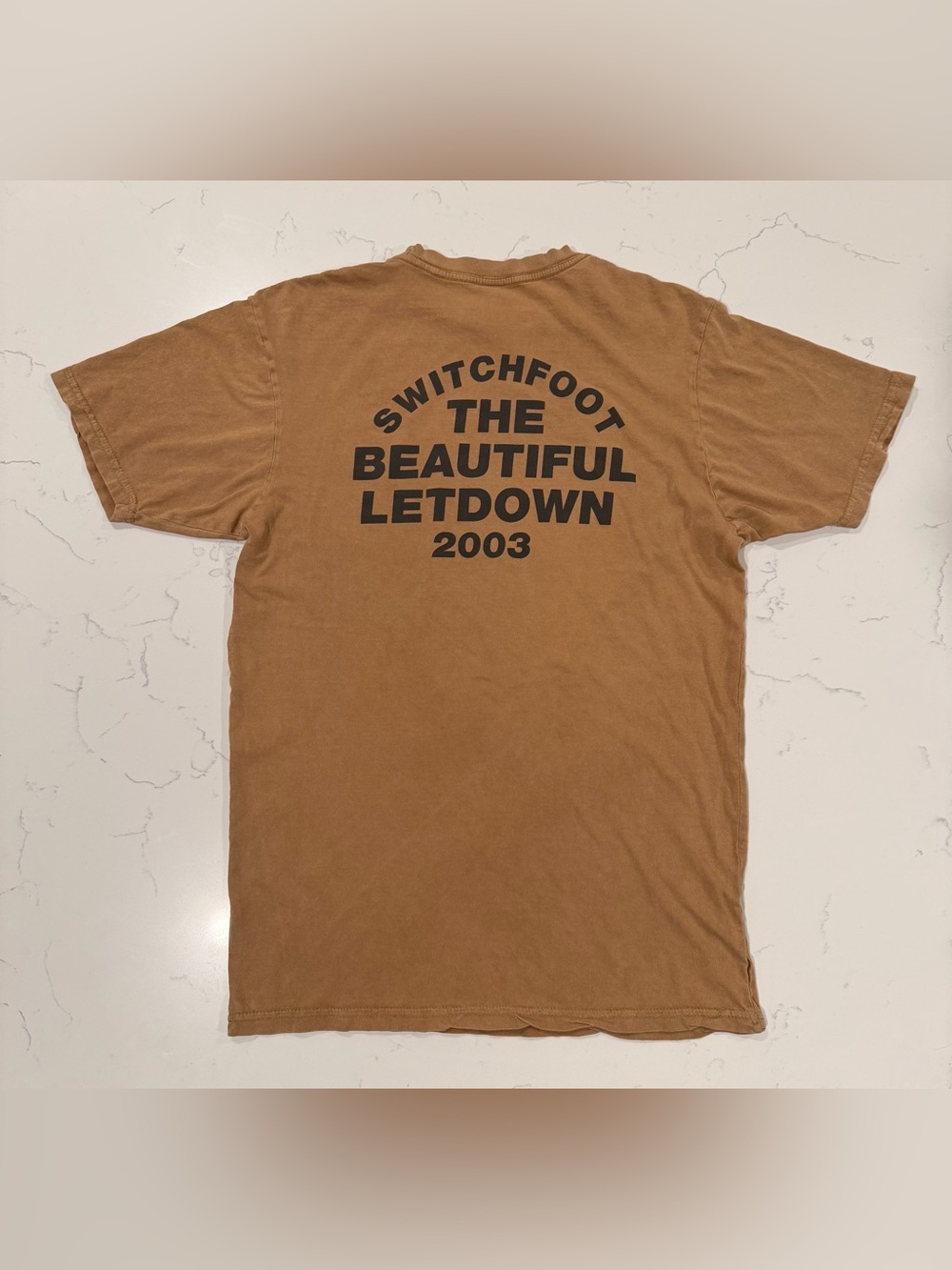 Switchfoot The Beautiful Letdown 2003 Graphic Band Tee Brown Soft Wash Size M